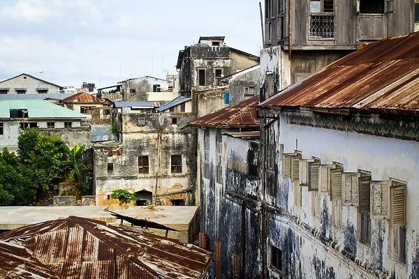 Rooftops stone town zanzibar tanzania